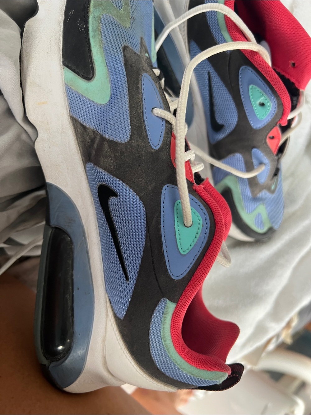 Nike Women's Multicolor Air Max Sneakers - Blue, Teal, Red